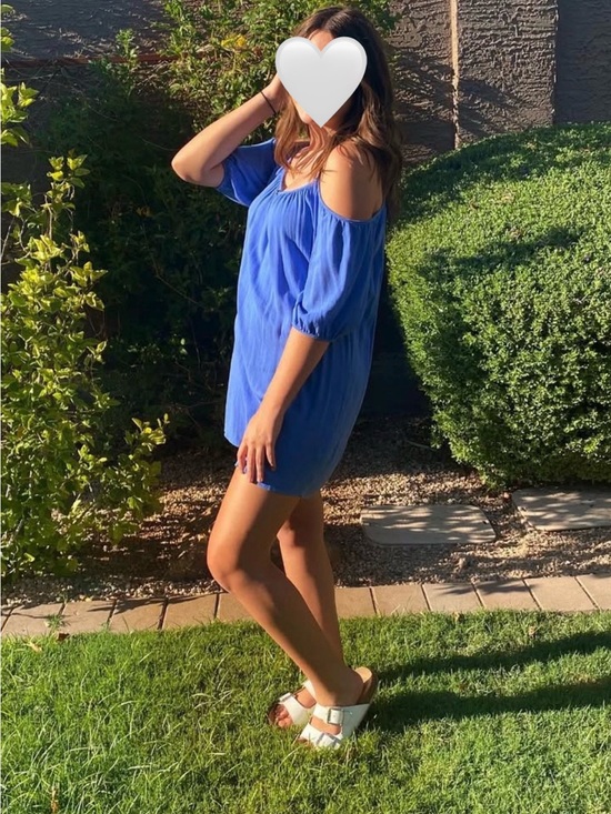 Dainty Hooligan Dresses & Skirts - Dainty Hooligan Light Blue Blouse with Butterfly Logo